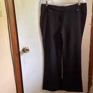 Carmana NWOT sz 11 black pants polyester and rayon Large belt loops